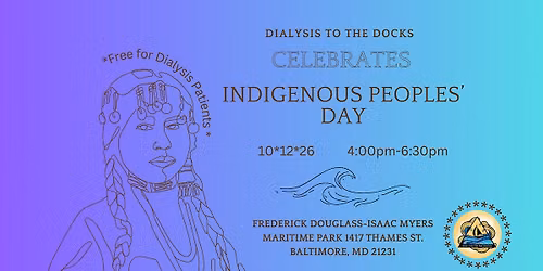 Indigenous Peoples' Day Sail: The Essence of WATER