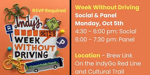 Week Without Driving - Social Hour Meetup