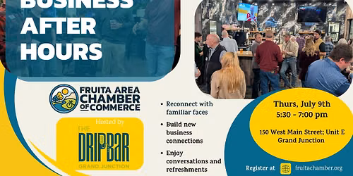 Business After Hours: the Drip Bar - Downtown Grand Junction