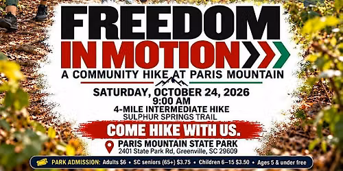 Freedom in Motion: A Community Hike