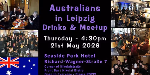 Australians in Leipzig WGT Drinks & Meetup 2026