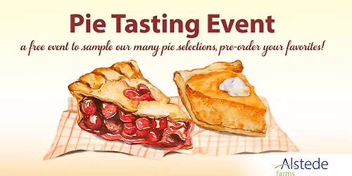 Free Pie Tasting Weekend
