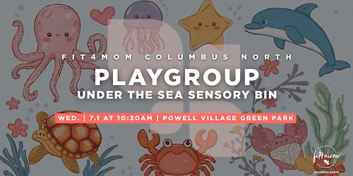 Camp FIT4MOM: Under the Sea Sensory Bin