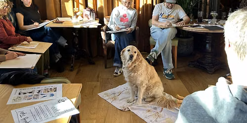 Dog Life Drawing - Waggon & Horses