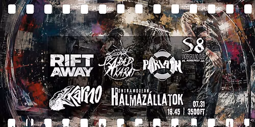 Karno | Kontramodern Halmaz\u00e1llatok | Parlath | Rift Away | Szabadakarat - S8 Underground Club