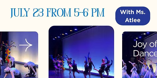 The Dance Class to "Fill Your Cup"