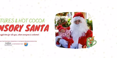 Pictures & Hot Cocoa Sensory Santa