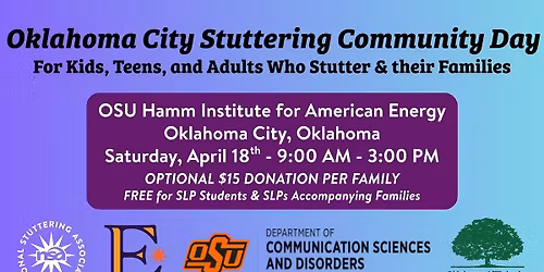 Oklahoma City Stuttering Community Day