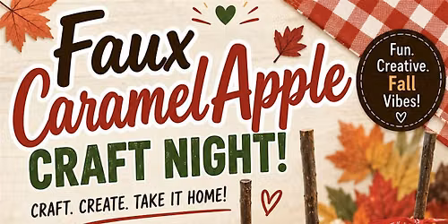 Faux Caramel Apple Craft