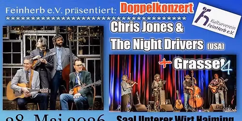 Chris Jones & The Night Drivers (USA) feat. Grasset4 im Unteren Wirt Haiming