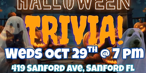 Halloween Trivia @ Hop's Wops Sanford