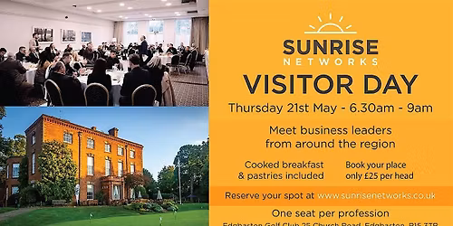 Business Networking Breakfast in Edgbaston \u2013 Sunrise Networks