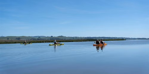 Petaluma Downriver Run in Pedal Kayaks with Optional Sauna + Cold Plunge