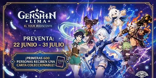 Genshin Lima: El Tour iridiscente