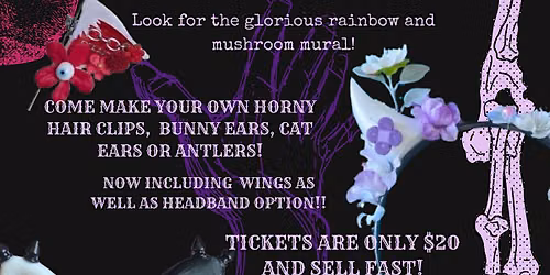 Halloween hair clip workshop