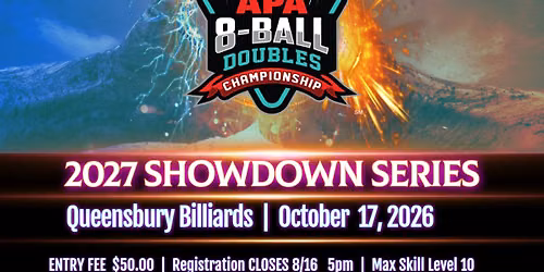 8-Ball Doubles Qualifier #3