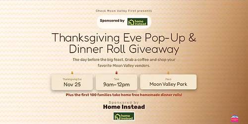 Thanksgiving Eve Pop-up Market + Coffee and Dinner Roll Giveaway