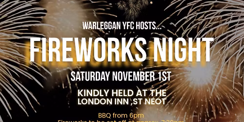 Warleggan YFC Fireworks Night \ud83c\udf86