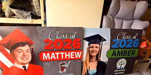 Amber and Matt Christiansen graduation