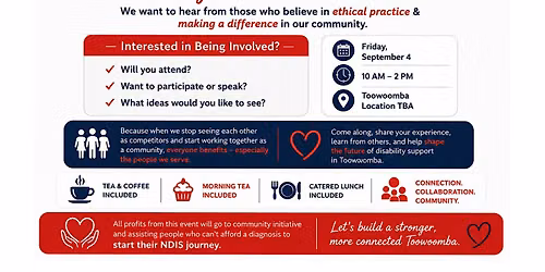 BETTER TOGETHER  - NDIS Community Networking Event