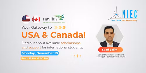 Your Gateway to USA & Canada \u2013 Navitas Info Session!