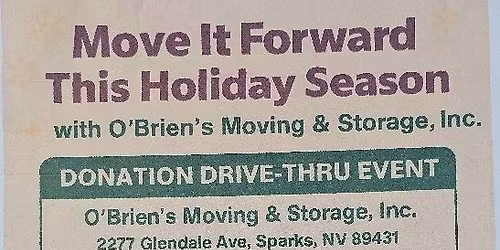 Move It Forward - Food & Coat Drive