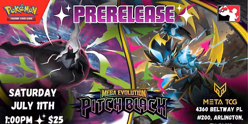 Pokemon Pitch Black PreRelease
