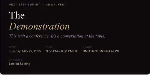 Next Step Summit \u2014 The Demonstration