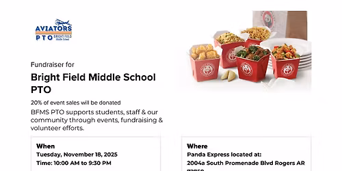 BFMS Panda Express Spirit Day