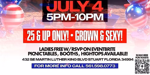 R&B IN THE PARK SATURDAY JULY 4th 5pm-10pm Downtown Stuart