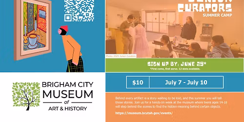 Junior Curators Summer Camp (Ages 14-18)