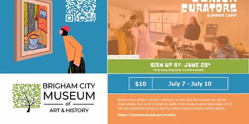 Junior Curators Summer Camp (Ages 14-18)