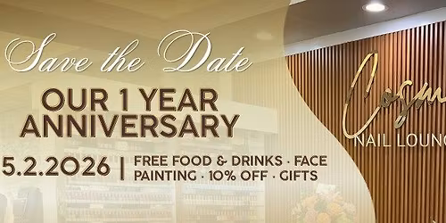 Save the Date: Our 1 Year Anniversary