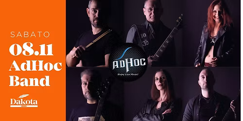 \u2728AD HOC Band  |  Dakota Pub @Vigonza (PD)\u2728