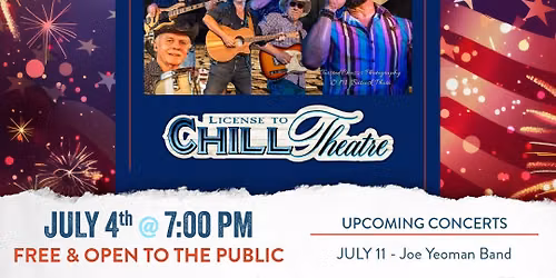 PURE COUNTRY AT LICENSE TO CHILL THEATRE - FOURTH OF JULY CONCERT