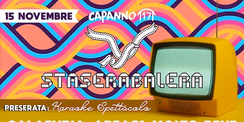 \u2728 15.11.25 \u2013 STASERABALERA @ CAPANNO17 \ud83c\udf08