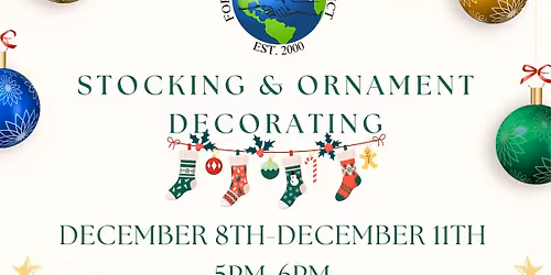 Stocking and Ornament Decorating