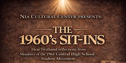 Looking Back Brown Bag Lecture Series highlighting the 1960's Sit-Ins