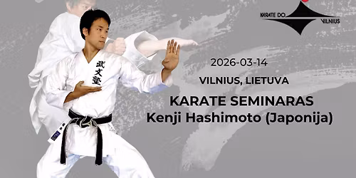 KARAT\u0116 seminaras su Kenji Hashimoto