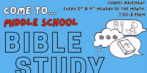 Bethany Youth: MS Bible Study