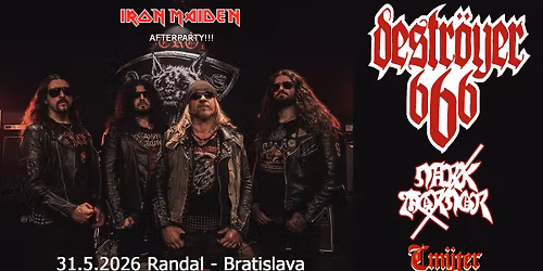 DESTROYER 666 (Australia) + Dark Mordor + Cmyter @ Randal Club
