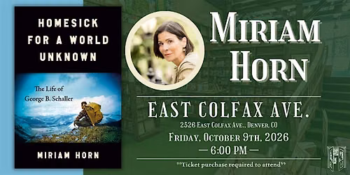 Miriam Horn Live at Tattered Cover Colfax