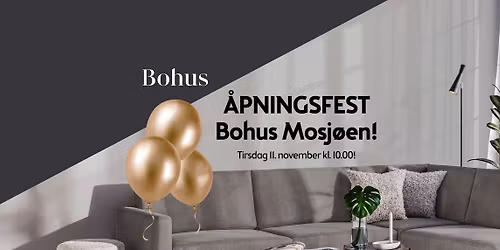 \u00c5pningsfest hos Bohus Mosj\u00f8en \ud83c\udf88
