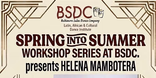Salsa Ladies Styling Workshop (On1) with Helena Mambotera!