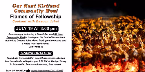 Flames of Fellowship - Kirtland Community Meal