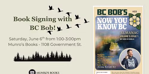 Book Signing with BC Bob!