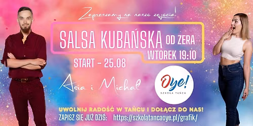 Salsa Kuba\u0144ska dla ca\u0142kiem pocz\u0105tkuj\u0105cych! Nie musisz mie\u0107 pary!