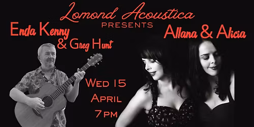 Enda Kenny & Greg Hunt with Allana & Alicia at The Lomond hotel.