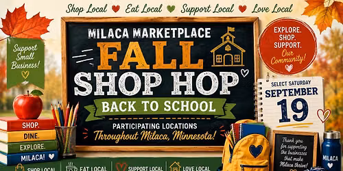 Milaca Marketplace's Shop Hop Saturday 9\/19