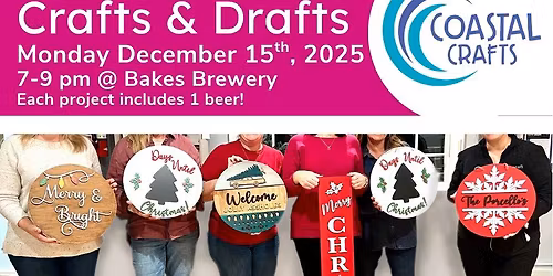 Holiday Time Crafts & Drafts at Bakes Brewing Co